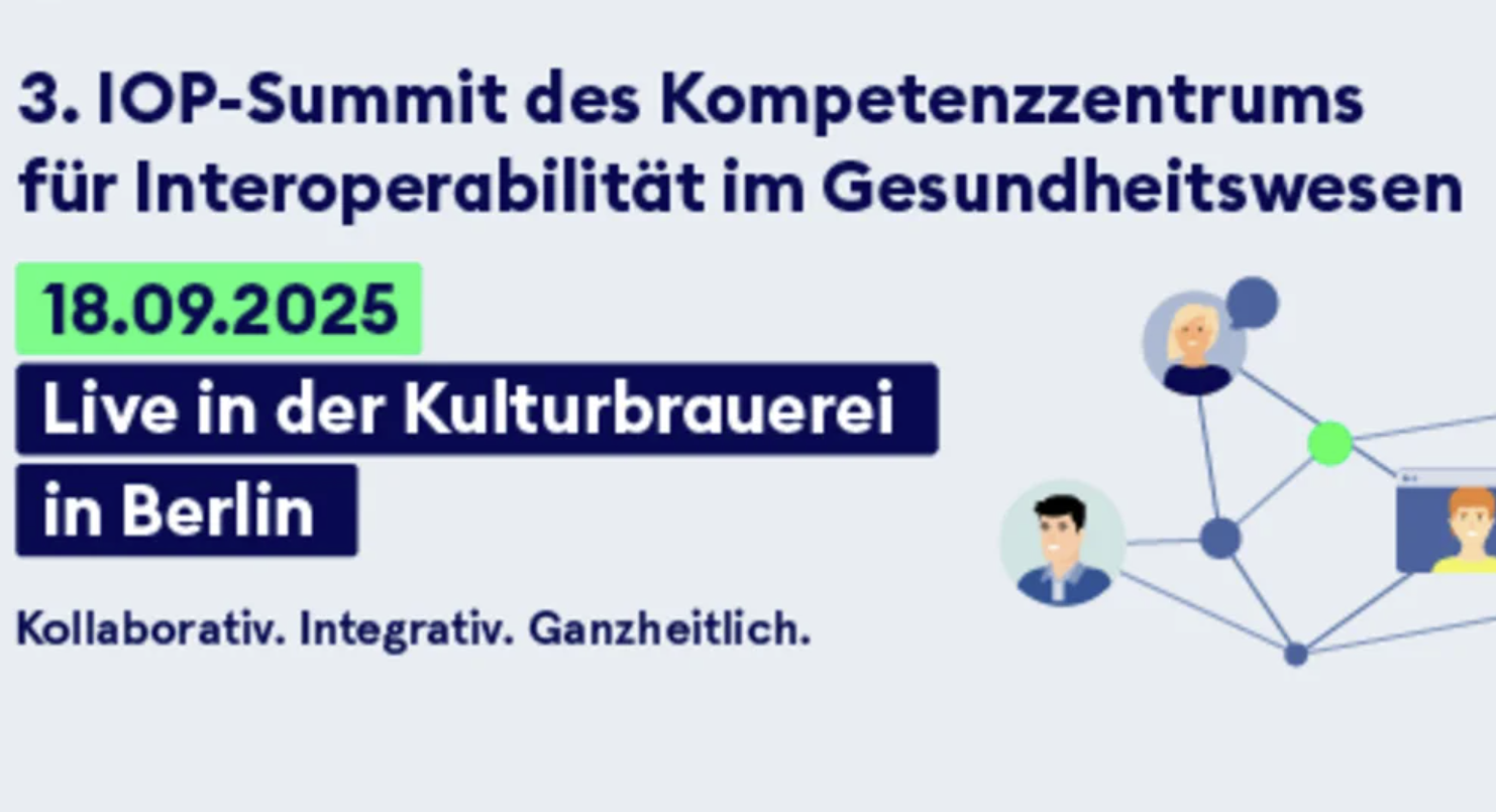 3. IOP-Summit des Kompetenzzentrums für Interoperabilität im Gesundheitswesen (KIG)